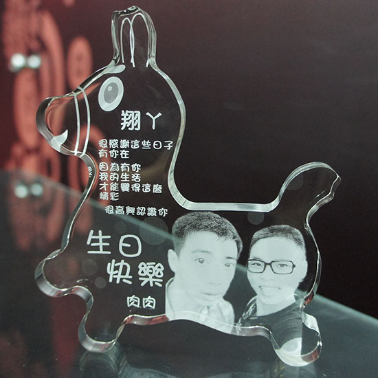 跳跳馬外型切割壓克力